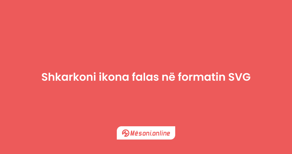 Shkarkoni ikona falas në formatin SVG