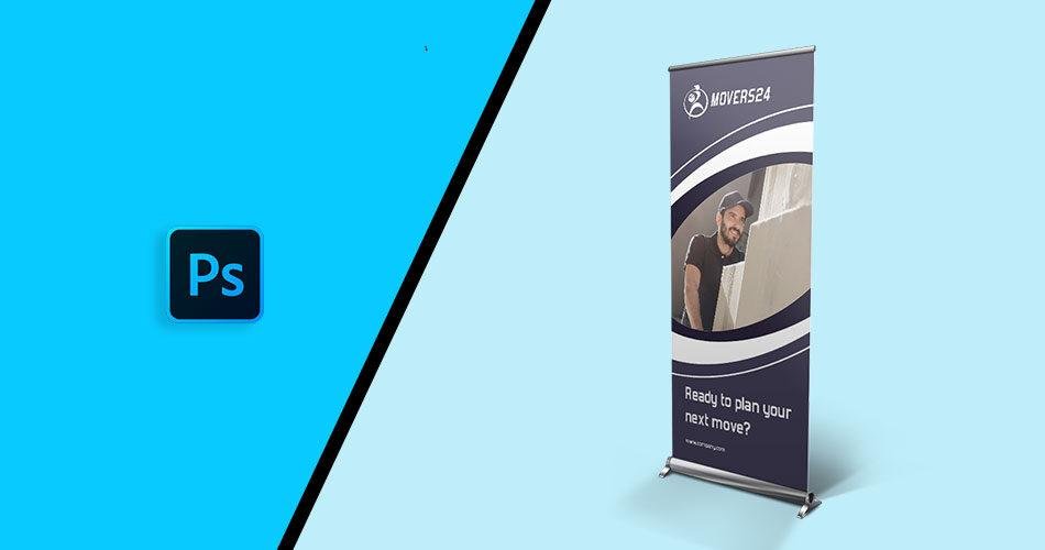 Qysh me dizajnu Roll-Up Banner me Adobe Photoshop