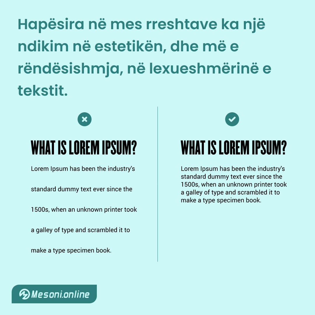 Këshilla për përdorimin e tekstit