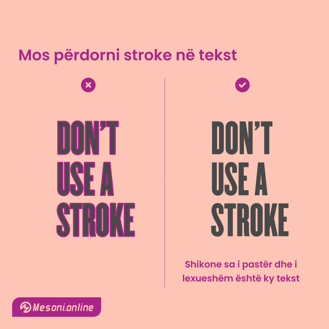 Këshilla për përdorimin e tekstit