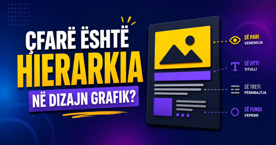 Çfarë është hierarkia në dizajn grafik?