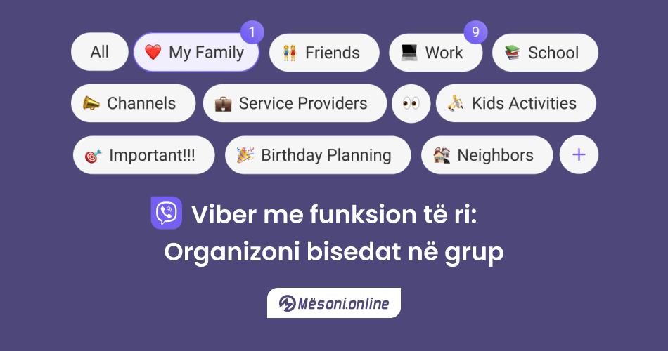 Viber me funksion të ri: Organizoni bisedat në grup