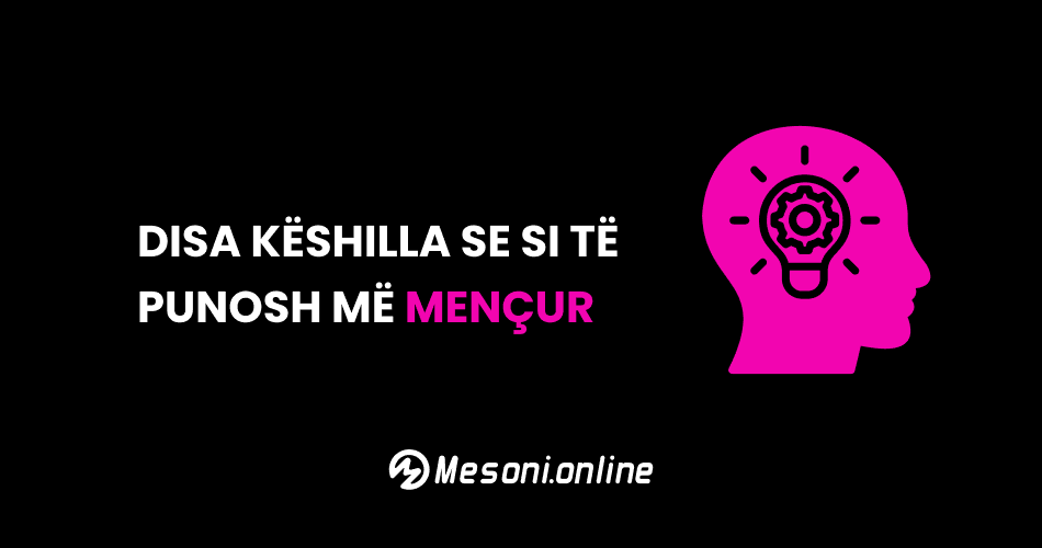 Disa këshilla se si të punosh më mençur