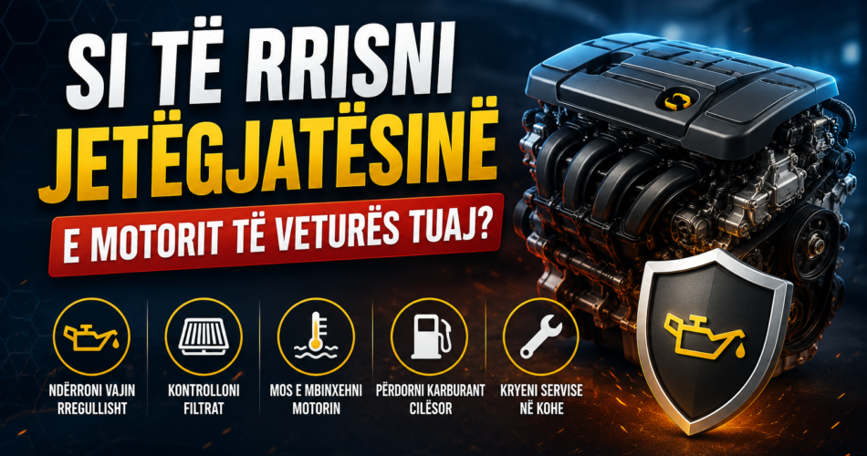 Si të rrisni jetëgjatësinë e motorit të veturës tuaj?