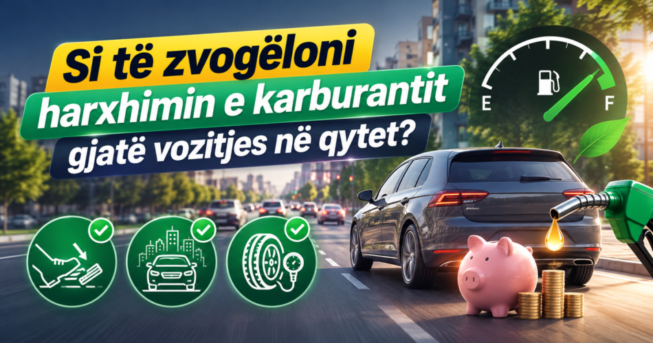 Si të zvogëloni harxhimin e karburantit gjatë vozitjes në qytet?