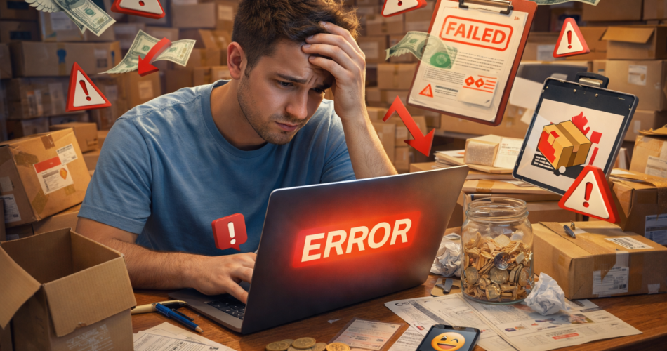Gabimet më të zakonshme që bëjnë fillestarët në Drop Shipping