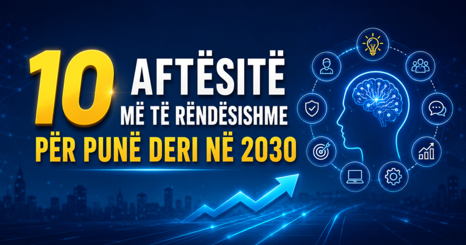 10 Aftësitë më të rëndësishme për punë deri në 2030