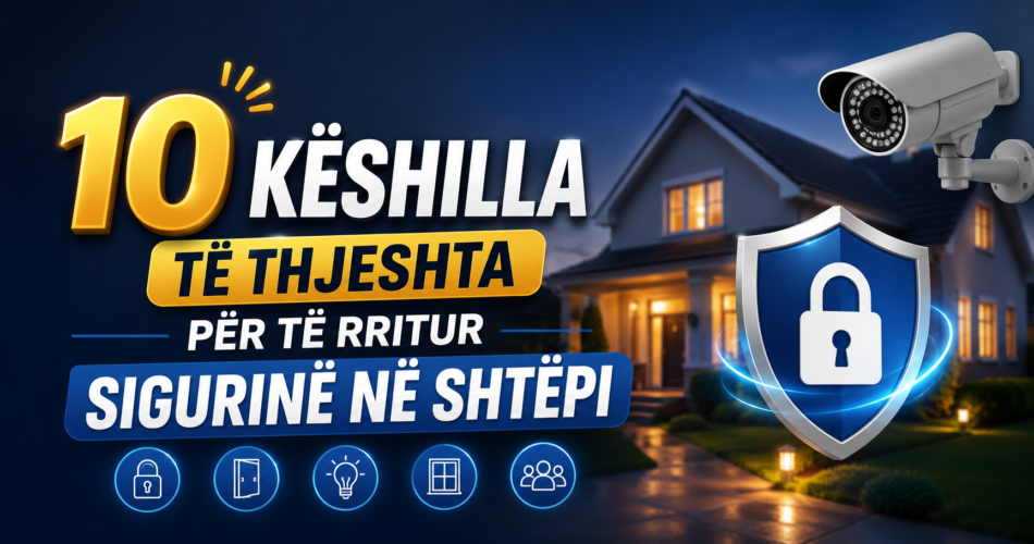 10 Këshilla të thjeshta për të rritur sigurinë në shtëpi