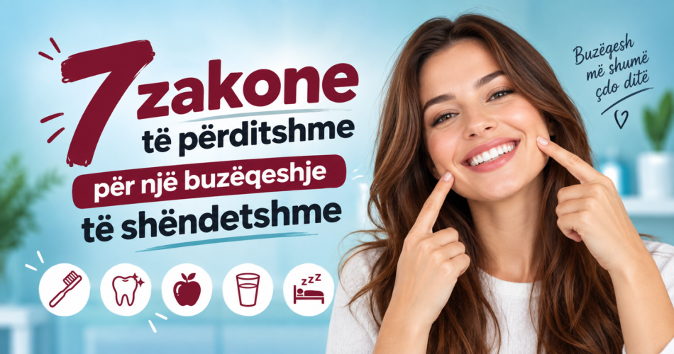 7 zakone të përditshme për një buzëqeshje të shëndetshme