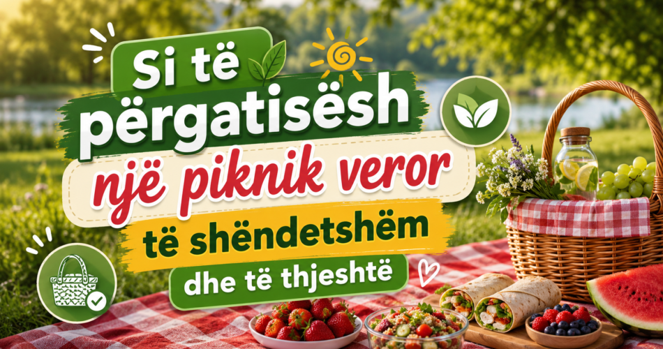Si të përgatisësh një piknik veror të shëndetshëm dhe të thjeshtë