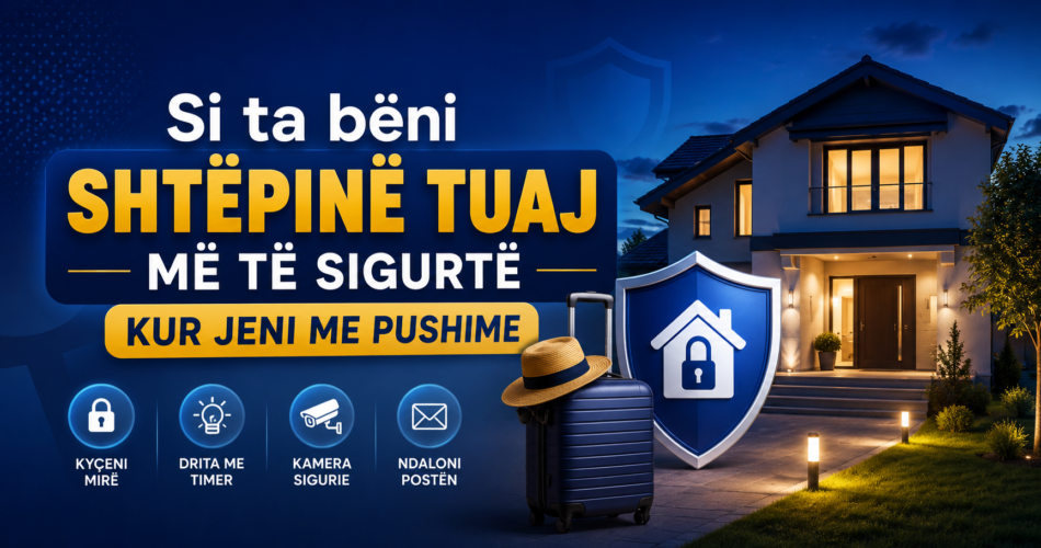 Si ta bëni shtëpinë tuaj më të sigurtë kur jeni me pushime