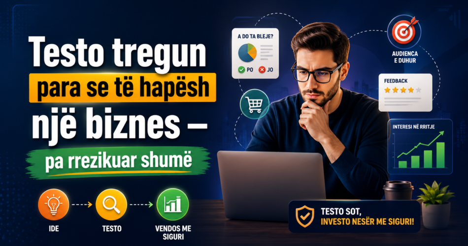 Testo tregun para se të hapësh një biznes – pa rrezikuar shumë