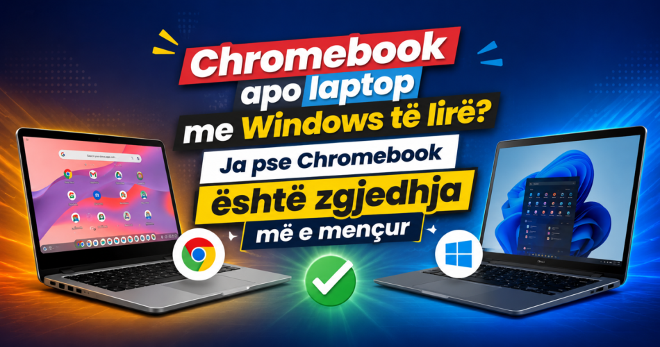 Chromebook apo laptop me Windows të lirë? Ja pse Chromebook është zgjedhja më e mençur