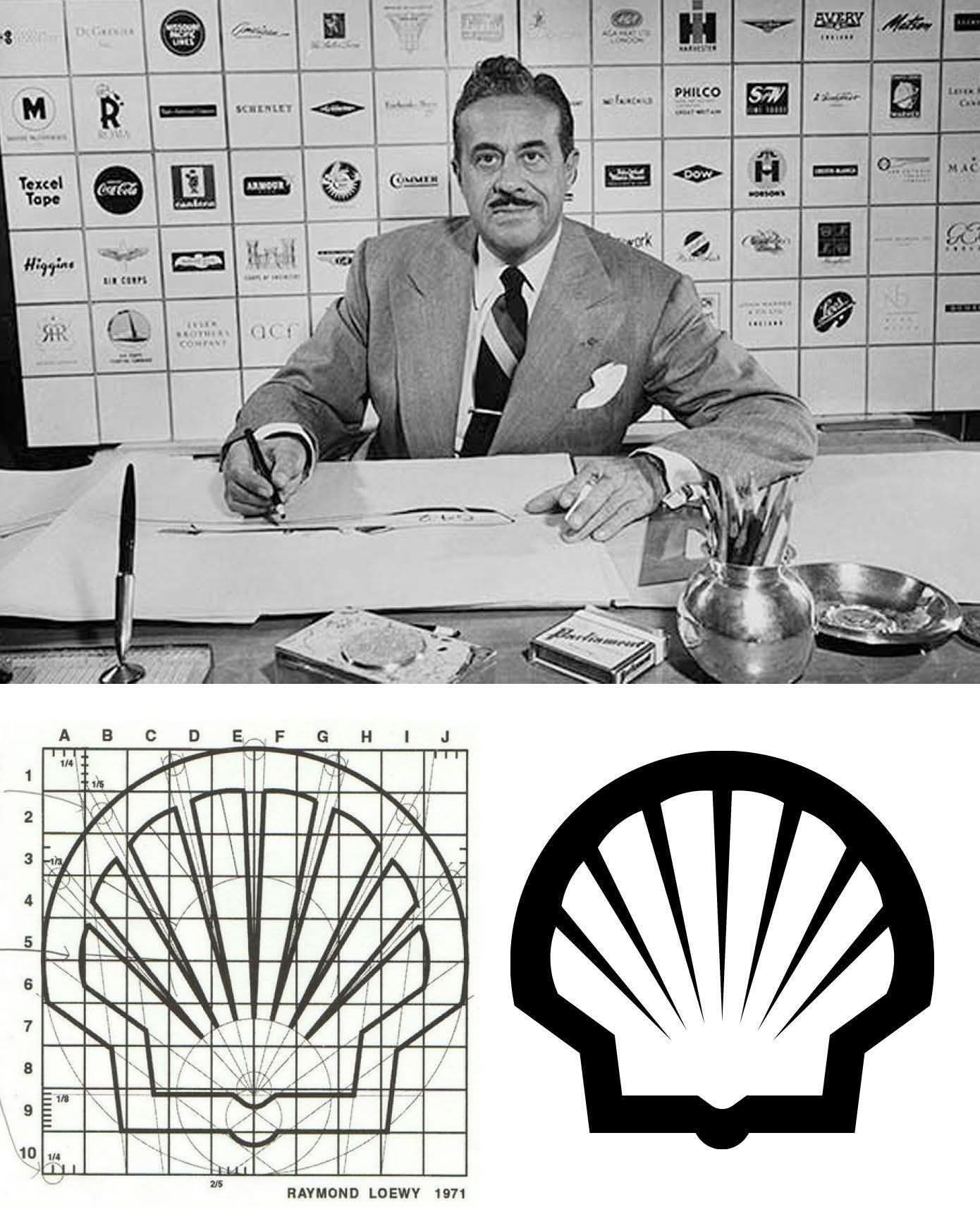 Si u krijua logoja moderne e Shell