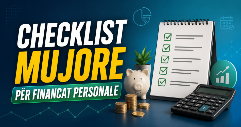 Checklist mujore për financat personale