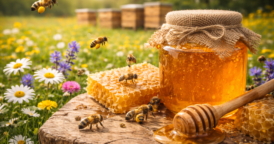 A e dini sa punë duhet për të prodhuar 1 kilogram mjaltë?