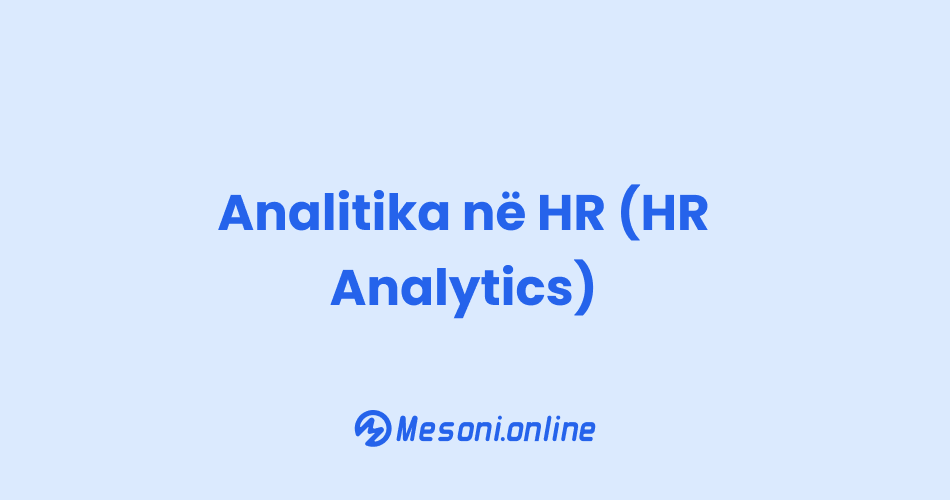 Analitika në HR (HR Analytics)