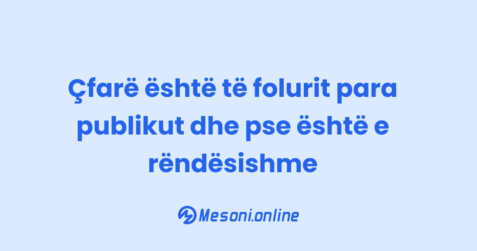 Çfarë është të folurit para publikut dhe pse është e rëndësishme
