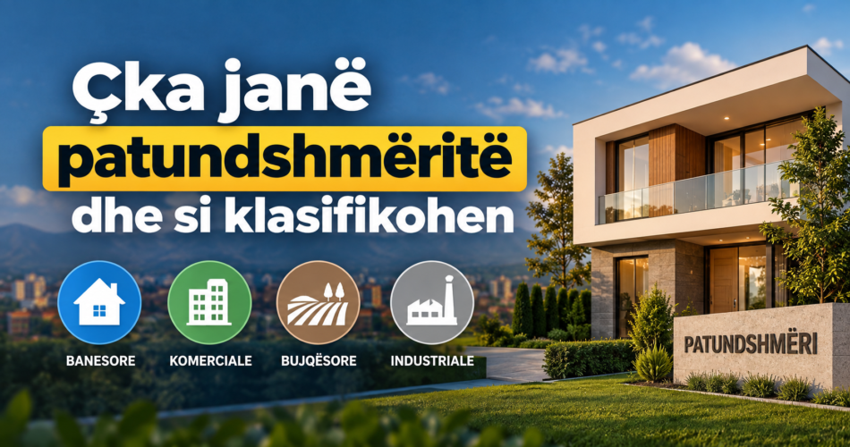 Çka janë patundshmëritë dhe si klasifikohen
