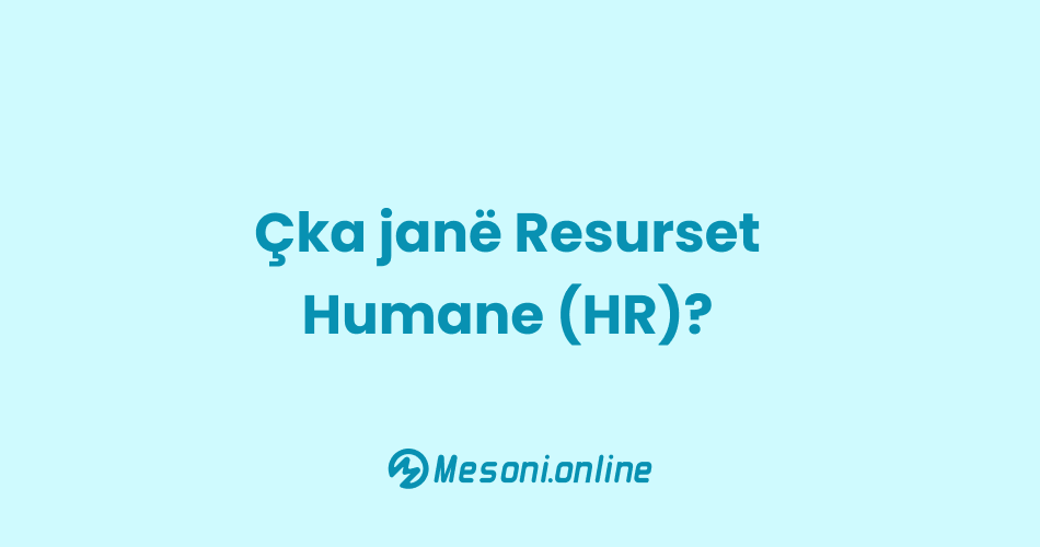 Çka janë Resurset Humane (HR)?