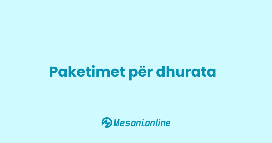 Paketimet për dhurata