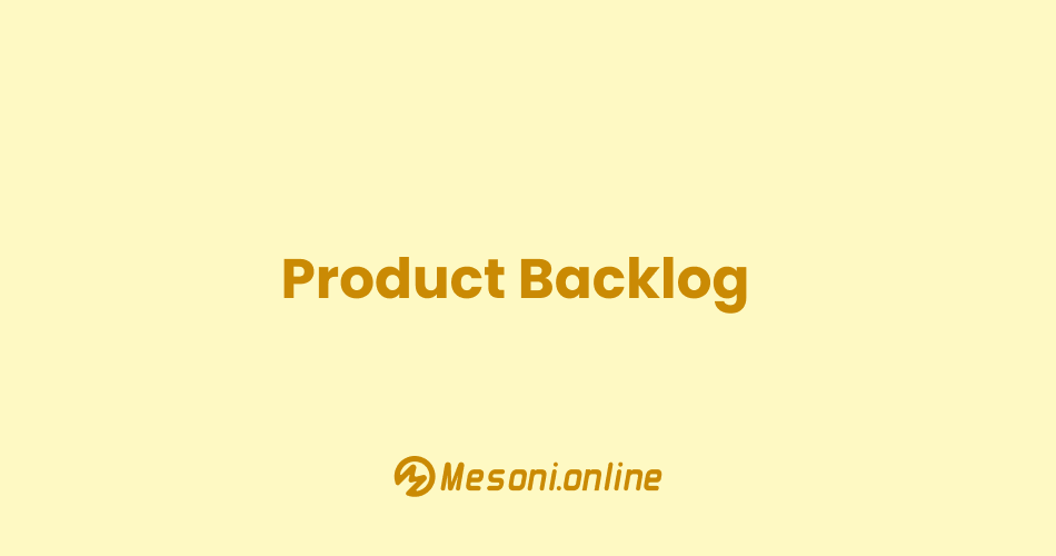 Product Backlog