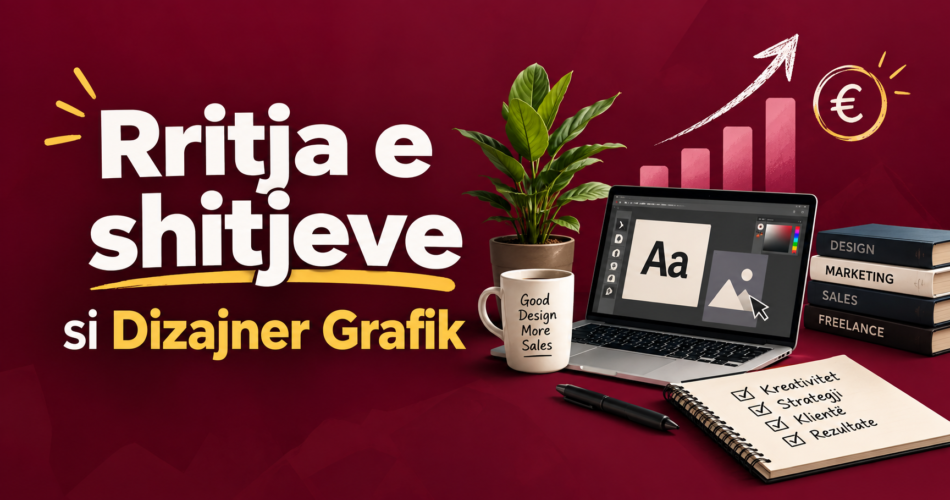 Rritja e shitjeve si Dizajner Grafik