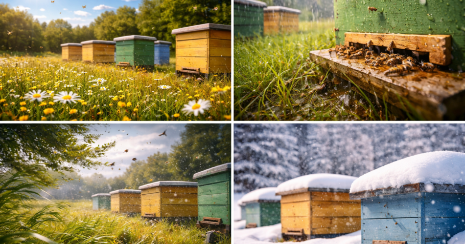 Si ndikon moti në aktivitetin e bletëve?