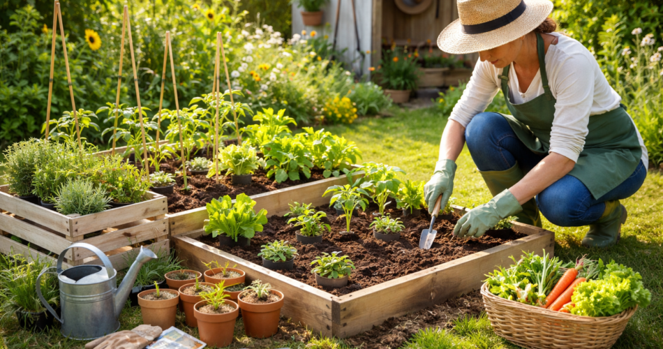 Si të fillosh një kopsht të vogël në shtëpi