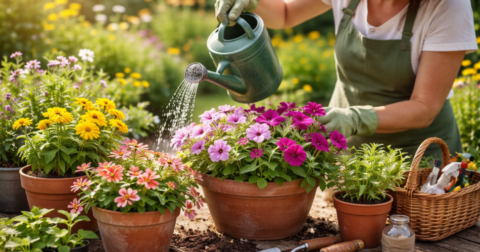 Si të kujdesesh për lulet sezonale