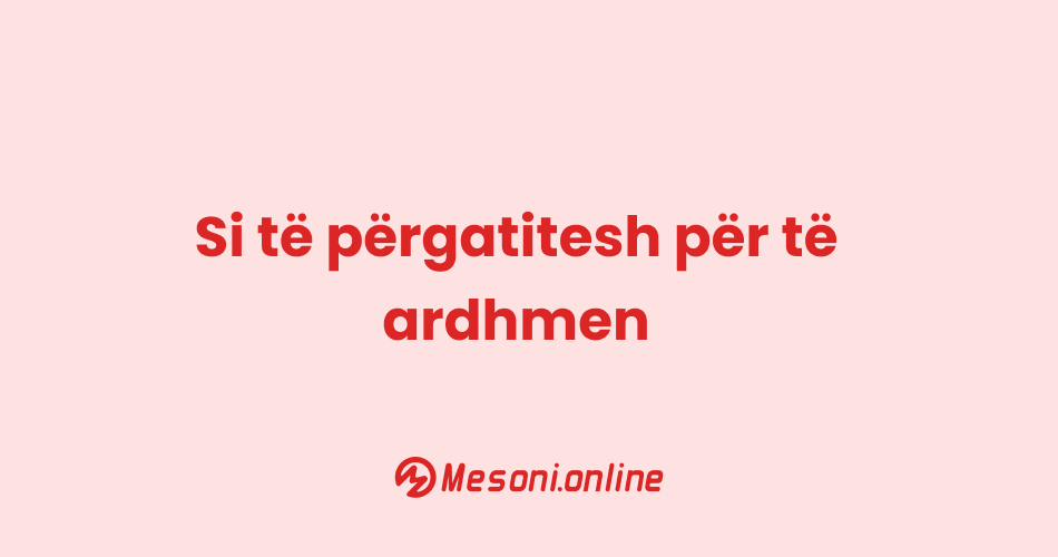 Si të përgatitesh për të ardhmen