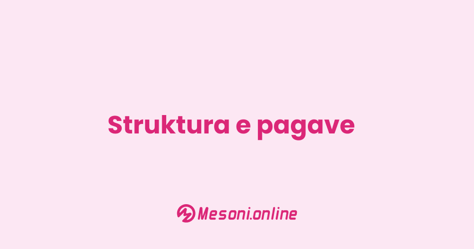 Struktura e pagave