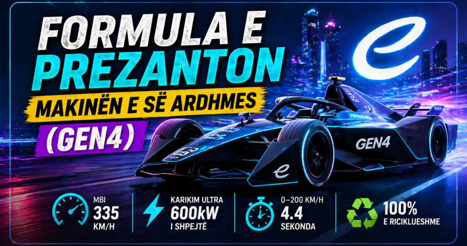 Formula E prezanton makinën e së ardhmes – GEN4