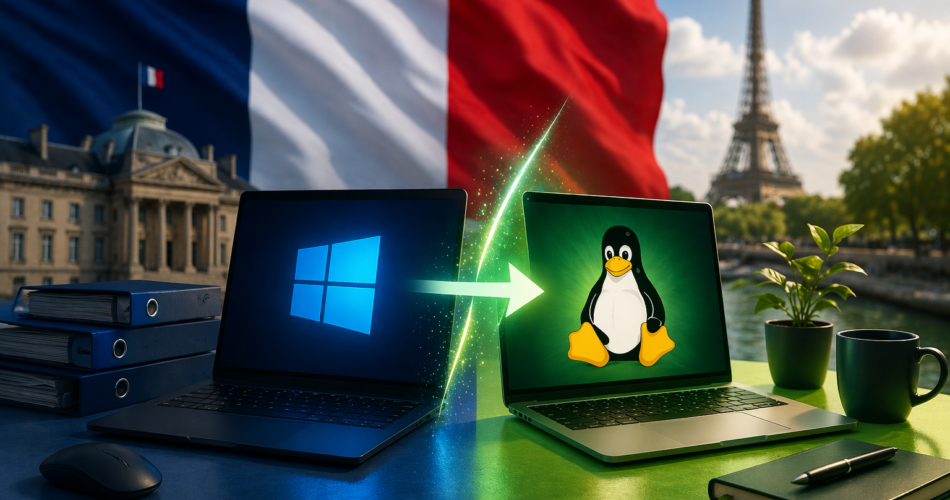 Franca po braktis Windows për Linux – një hap i madh drejt pavarësisë digjitale
