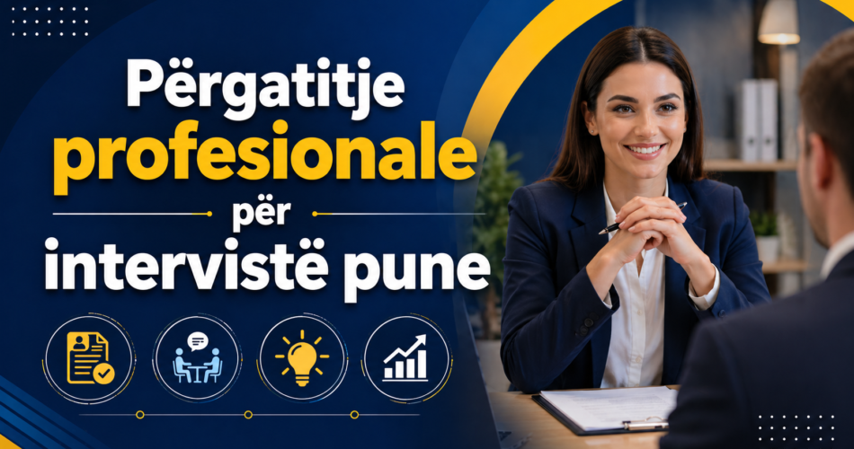Përgatitje profesionale për intervistë pune