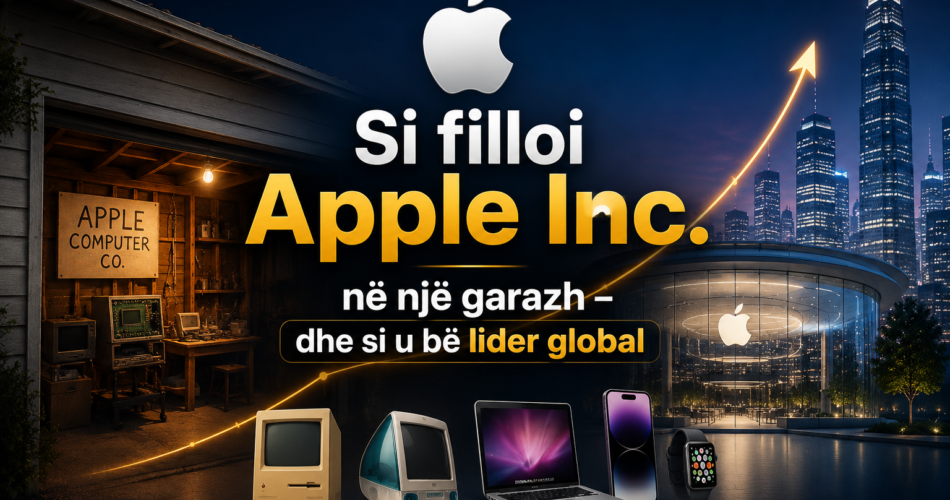 Si filloi Apple Inc. në një garazh – dhe si u bë lider global