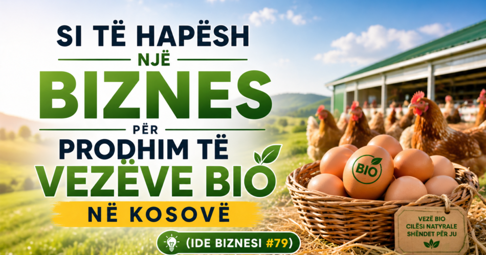 Si të hapësh një biznes për prodhim të vezëve bio në Kosovë (Ide Biznesi #79)