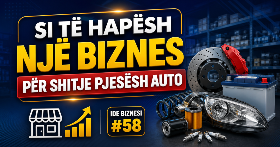 Si të hapësh një biznes për shitje pjesësh auto në Kosovë (Ide Biznesi #58)