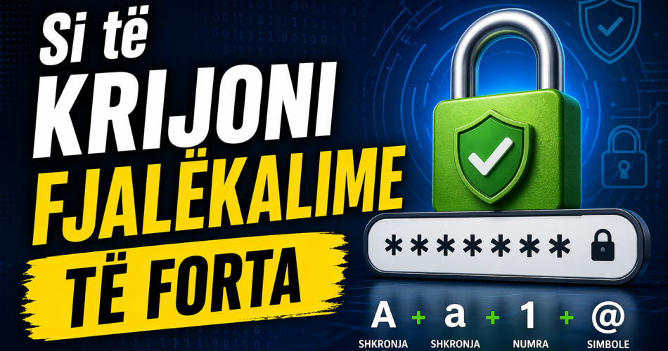 Si të krijoni fjalëkalime të forta