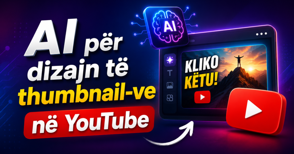 AI për dizajn të thumbnail-ve në YouTube