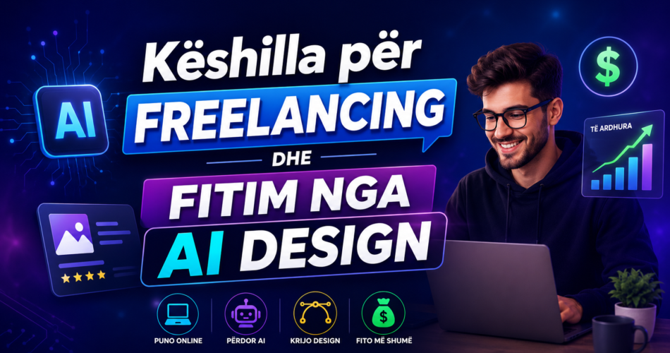 Këshilla për freelancing dhe fitim nga AI Design