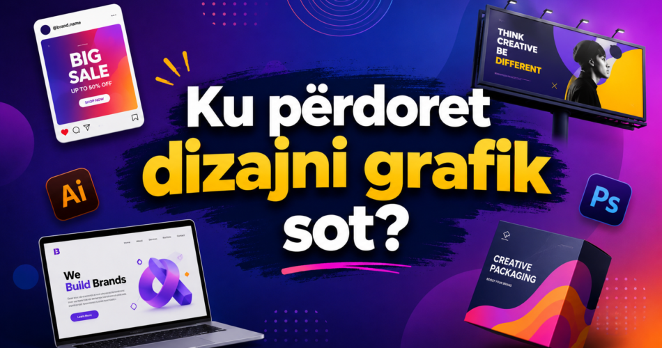 Ku përdoret dizajni grafik sot?