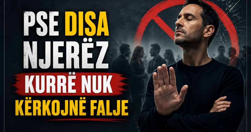Pse disa njerëz kurrë nuk kërkojnë falje