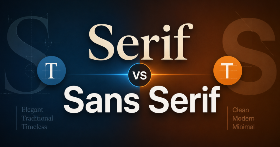 Serif vs Sans Serif