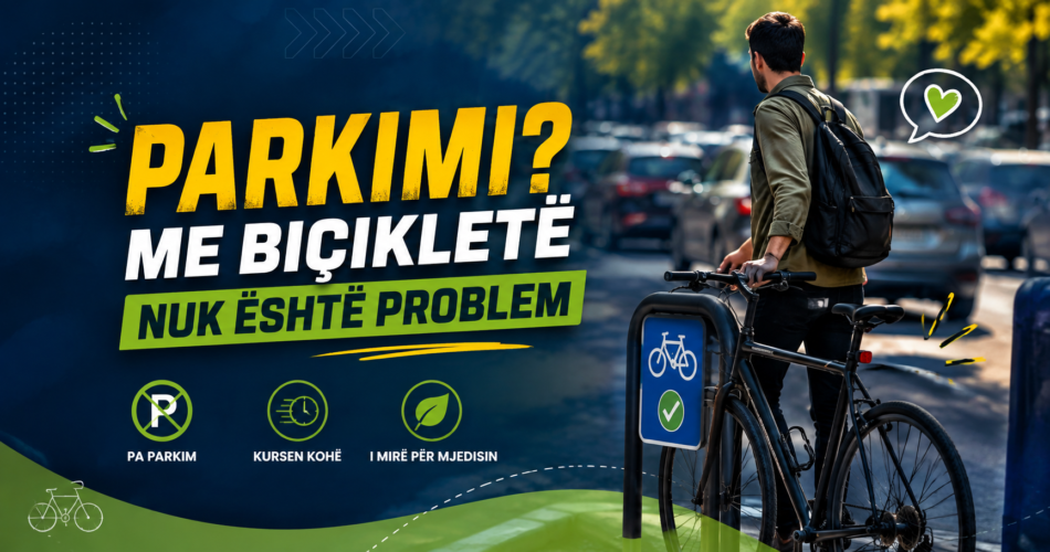 Parkimi? Me biçikletë nuk është problem