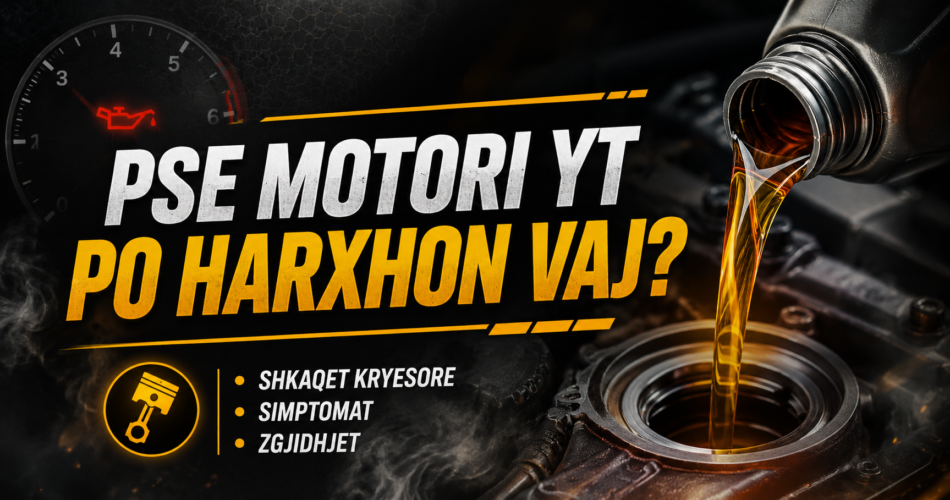 Pse motori yt po harxhon vaj?