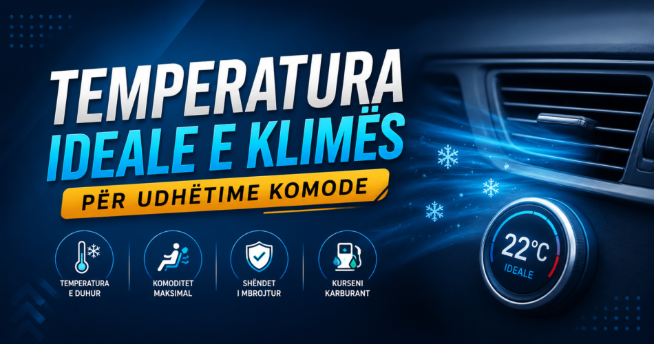 Temperatura ideale e klimës për udhëtime komode