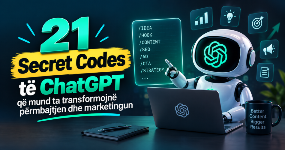 21 Secret Codes të ChatGPT që mund ta transformojnë përmbajtjen dhe marketingun
