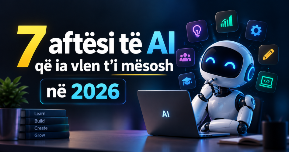 7 aftësi të AI që ia vlen t’i mësosh në 2026