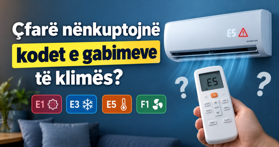 Çfarë nënkuptojnë kodet e gabimeve të klimës?